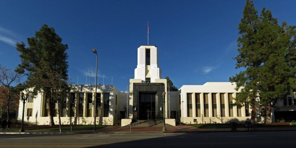 Glendale City Hall on East Broadway in Glendale, CA, The Lavatory Los Angeles
